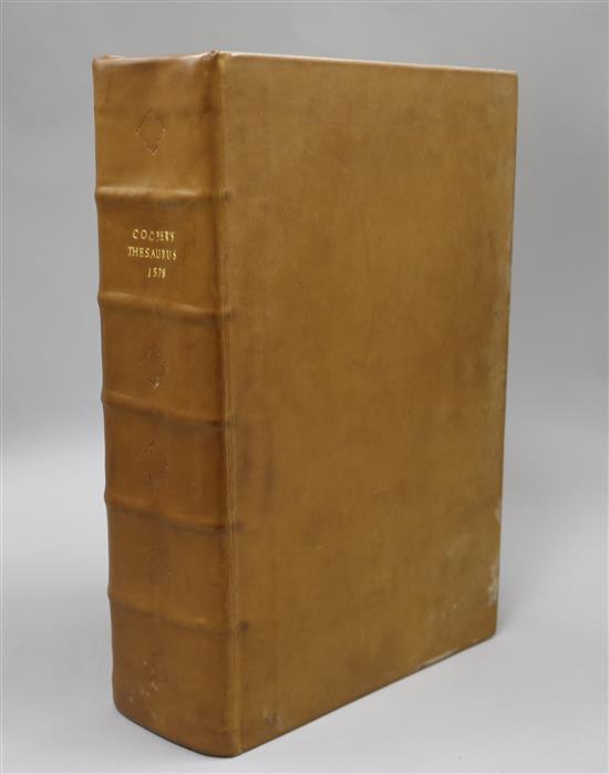 Cooper, Thomas - Thesaurus Linguae Romanee et Britannicae,